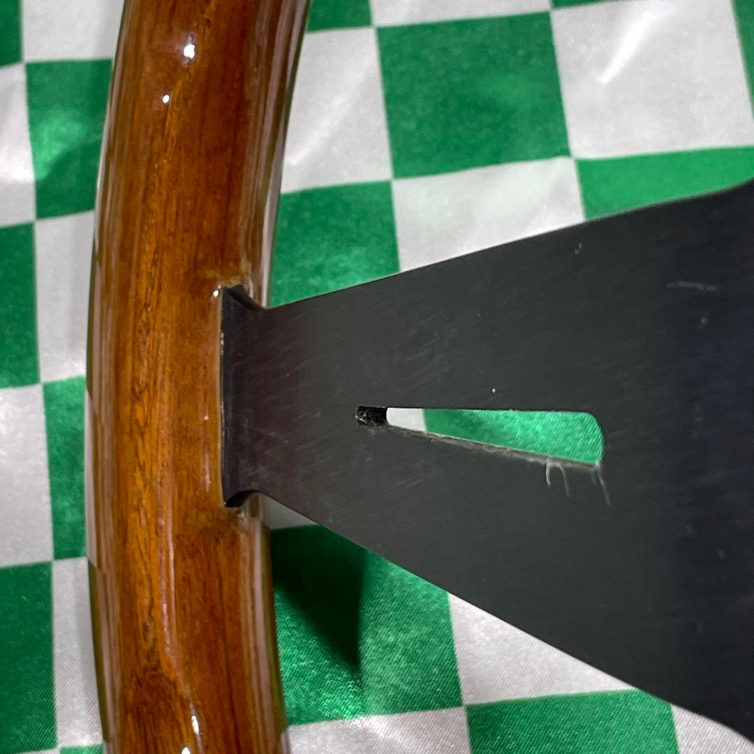 NARDI クラシック ステアリングホイール ウッド×ブラック オールド 美品