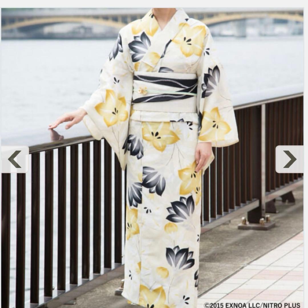 刀剣乱舞 京都丸紅 コラボ 浴衣 帯 髭切 2点セット