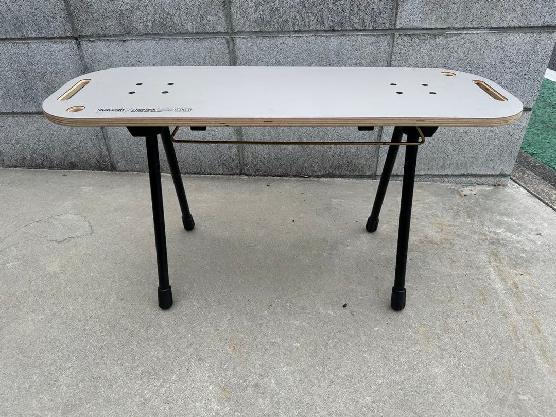 値下げ！Shim.Craft 2 Face Deck アウトドアテーブル