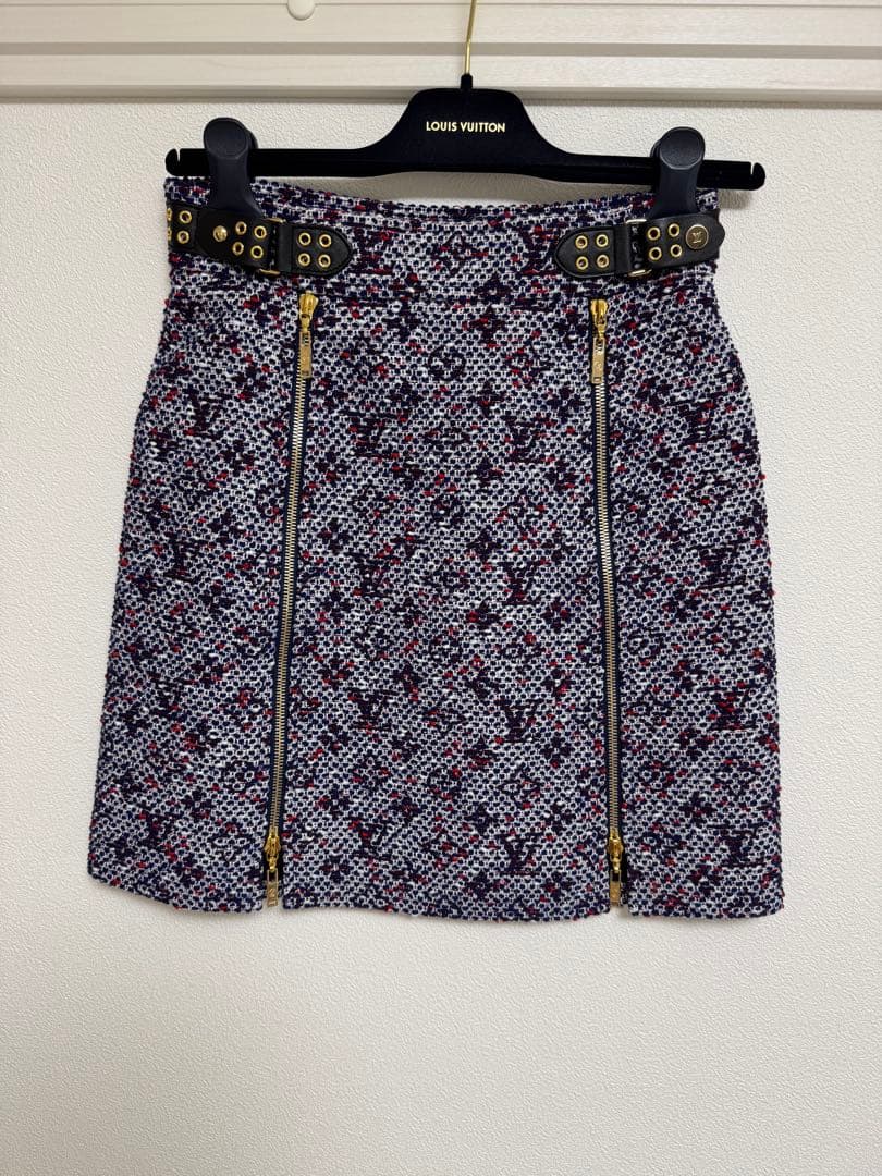 10/19まで限定値下げ！Louis Vuitton ツイードミニスカート