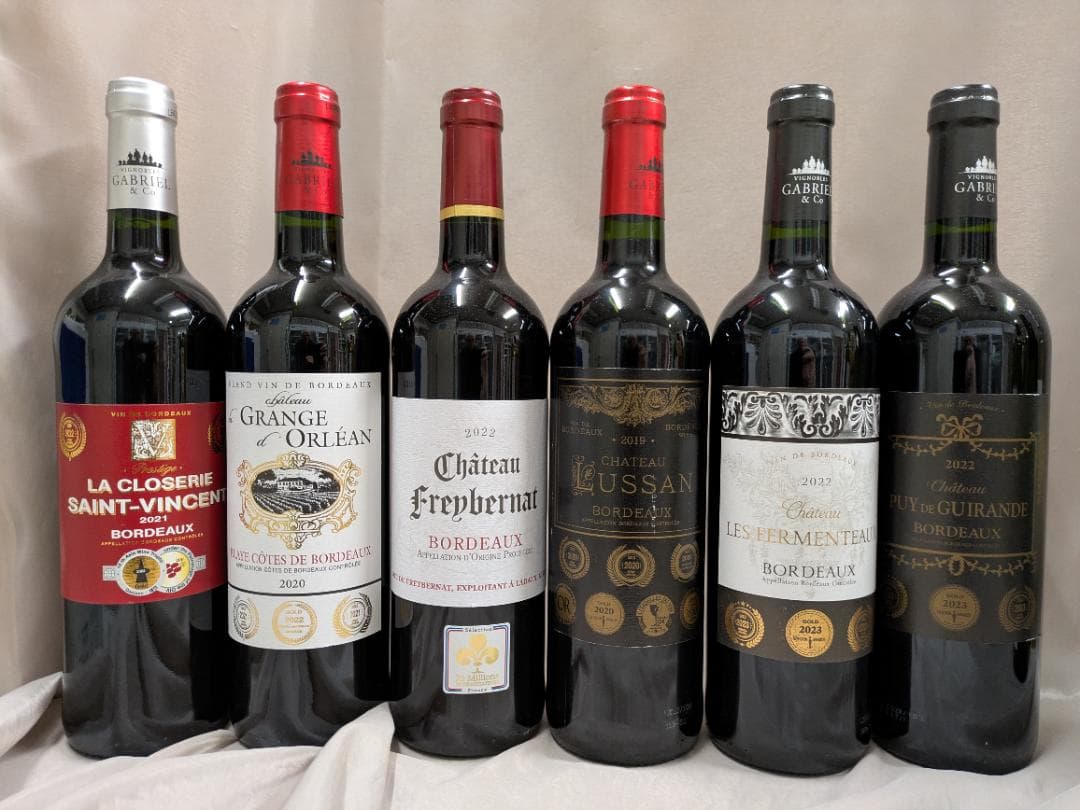 フランス金賞受賞　赤白12本セット　750ml