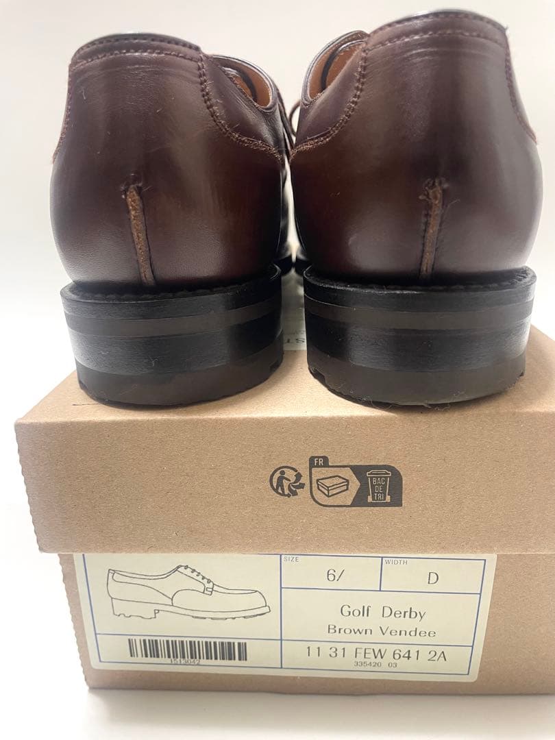 ◆美品◆ J.M. WESTON 641 GOLF 6 1/2 D ゴルフ