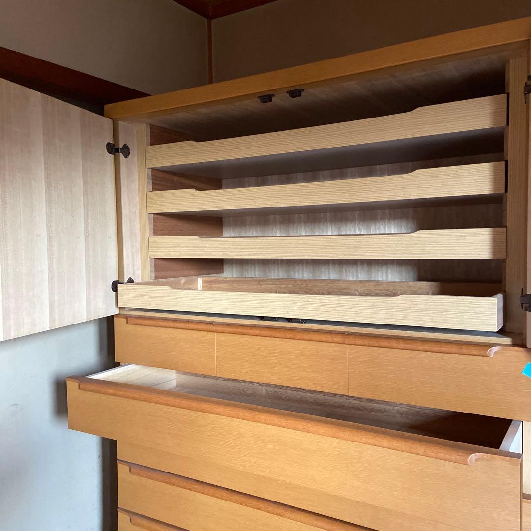 桐ダンス 木目調 引き出し式収納タンス 着物