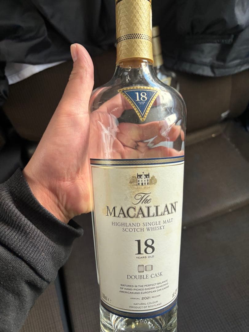 山﨑18年×2白州18年響21年響100周年マッカラン18年×3 箱空瓶未洗浄