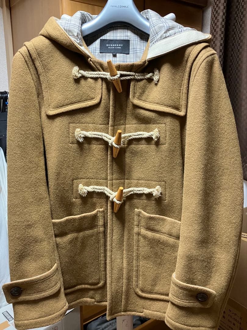BURBERRY BLACK LABEL ダッフルコート M キャメル