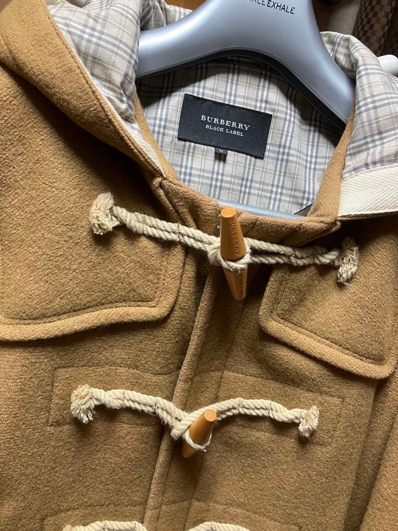 BURBERRY BLACK LABEL ダッフルコート M キャメル