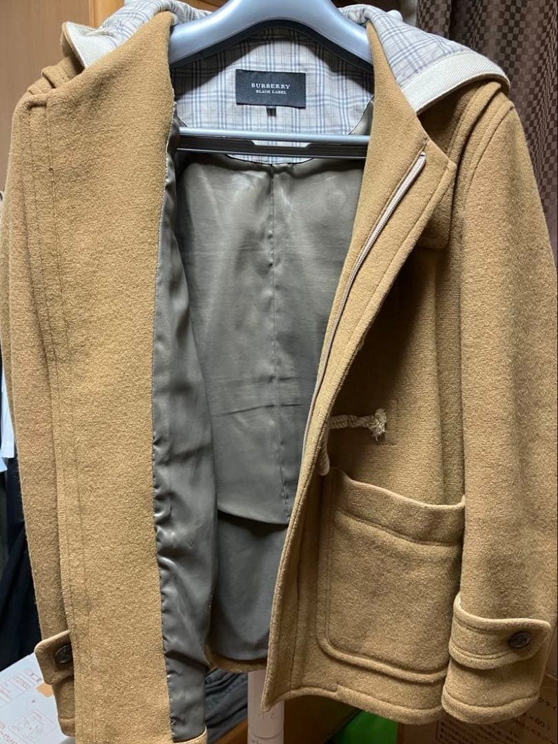 BURBERRY BLACK LABEL ダッフルコート M キャメル