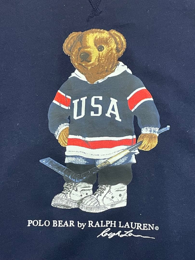 ダ*ィ様 Polo Ralph Lauren ネイビー プルオーバー スウェット