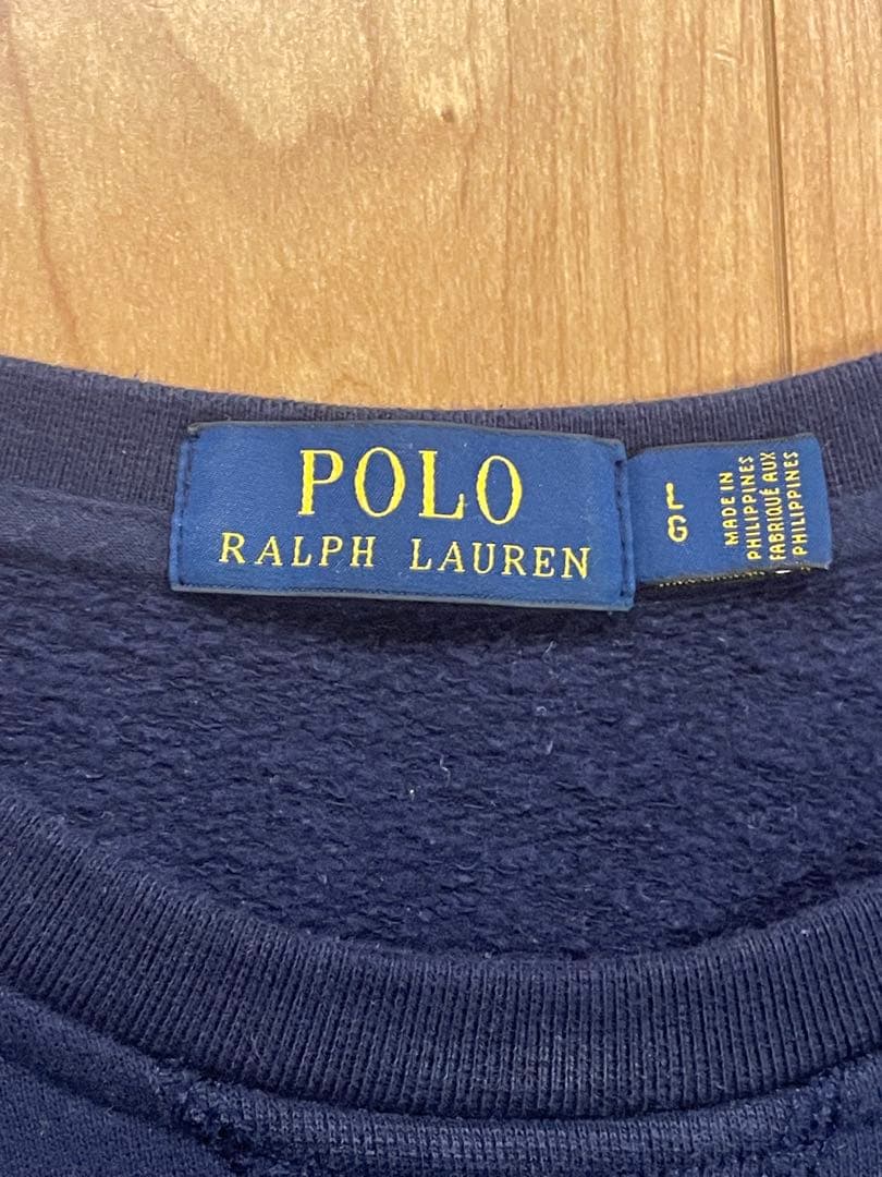 ダ*ィ様 Polo Ralph Lauren ネイビー プルオーバー スウェット