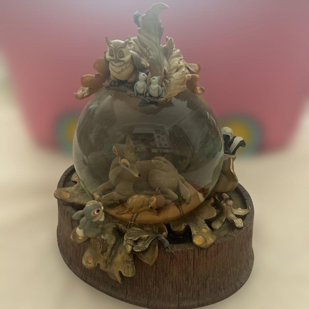 バンビ⭐︎ 60th Anniversary⭐︎スノードーム⭐︎オルゴール