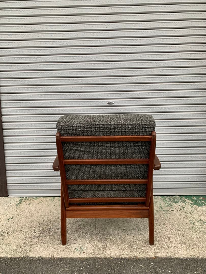 特価＊デンマーク製/チーク材/ビンテージイージーチェア①