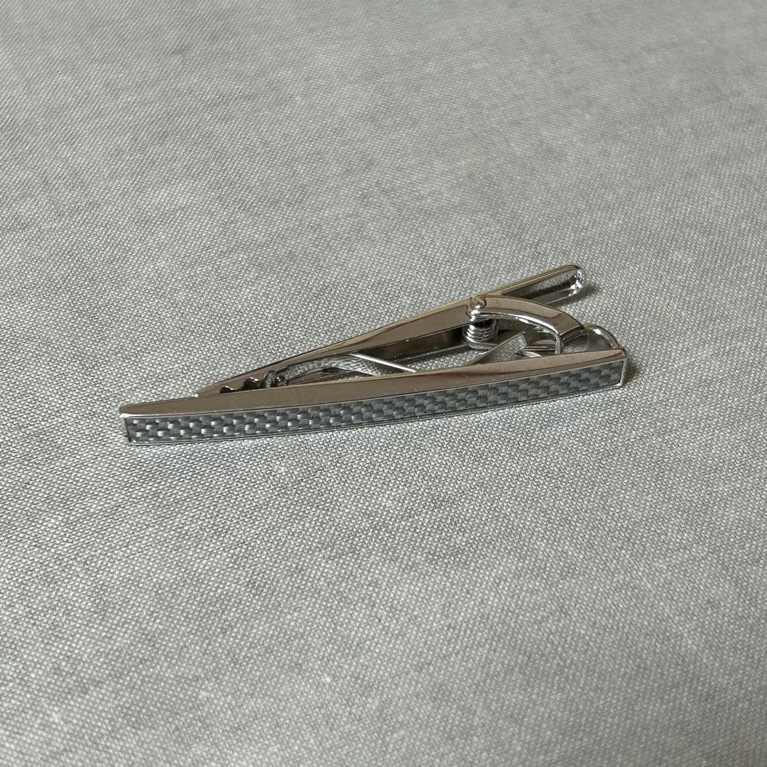 TATEOSSIAN タテオシアン グリッドロング タイバータイピン(53mm)