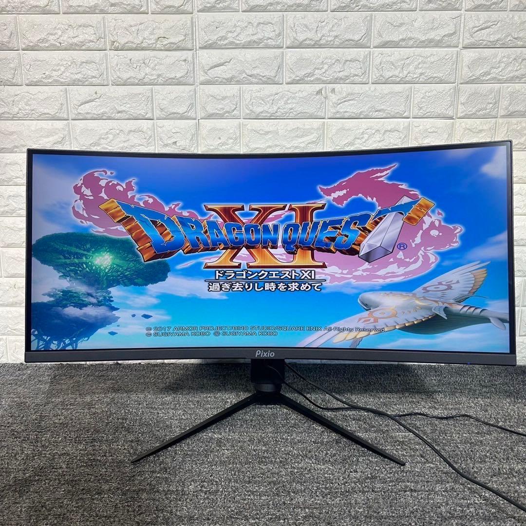 Pixio PCモニター ディスプレイ PXC348C 2023年製 A039