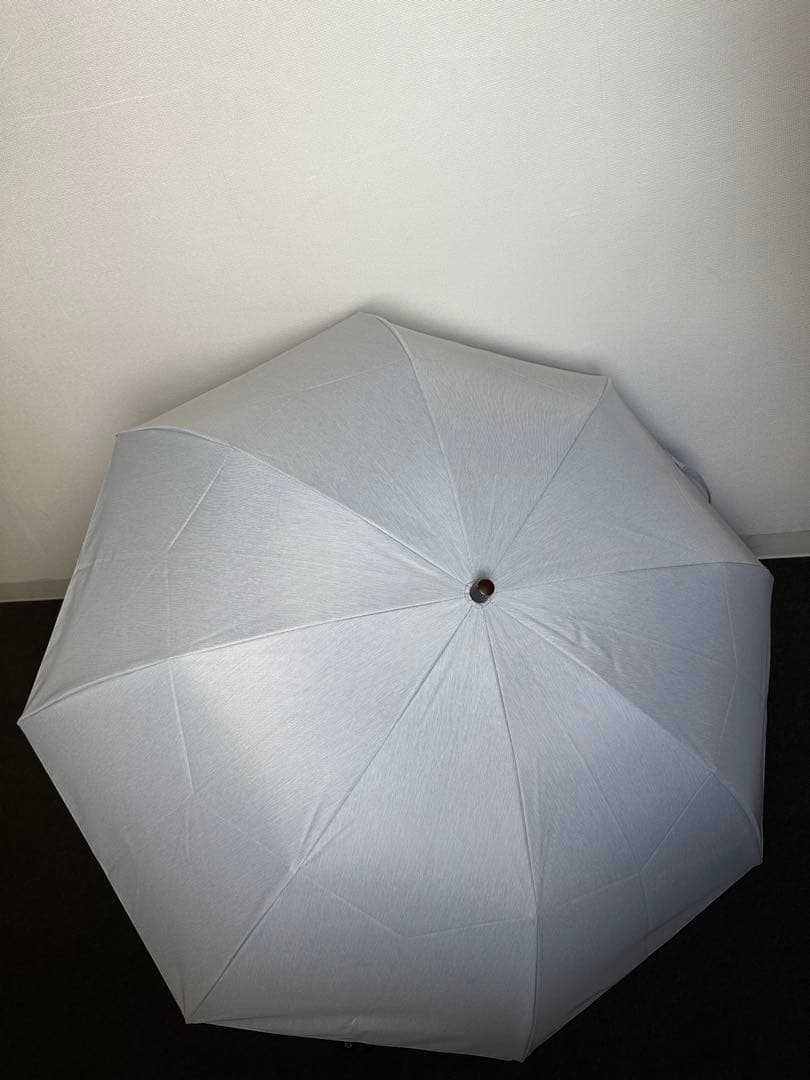 サンバリア100 2段折　moku 大判　グレー　完全遮光