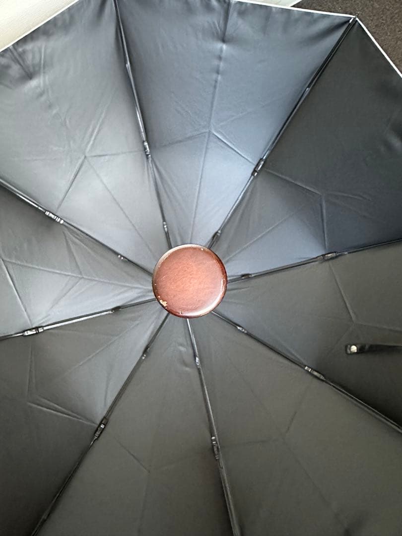 サンバリア100 2段折　moku 大判　グレー　完全遮光