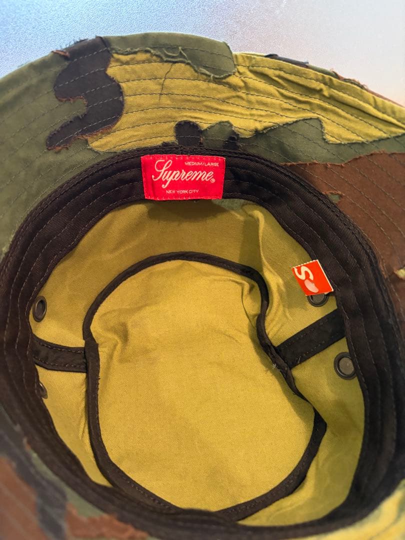 帽子 Supreme Layered Camo Crusher M/L