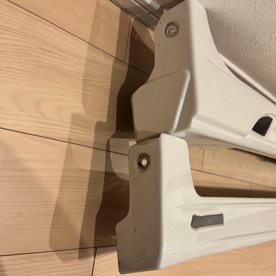 生産終了品 レア プリウス α ケンスタイル サイド ステップ エアロ 左右