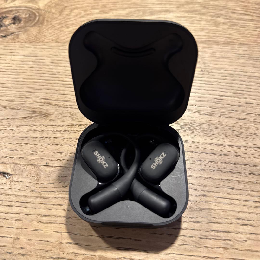 SHOKZ 骨伝導ワイヤレスイヤホン ブラック