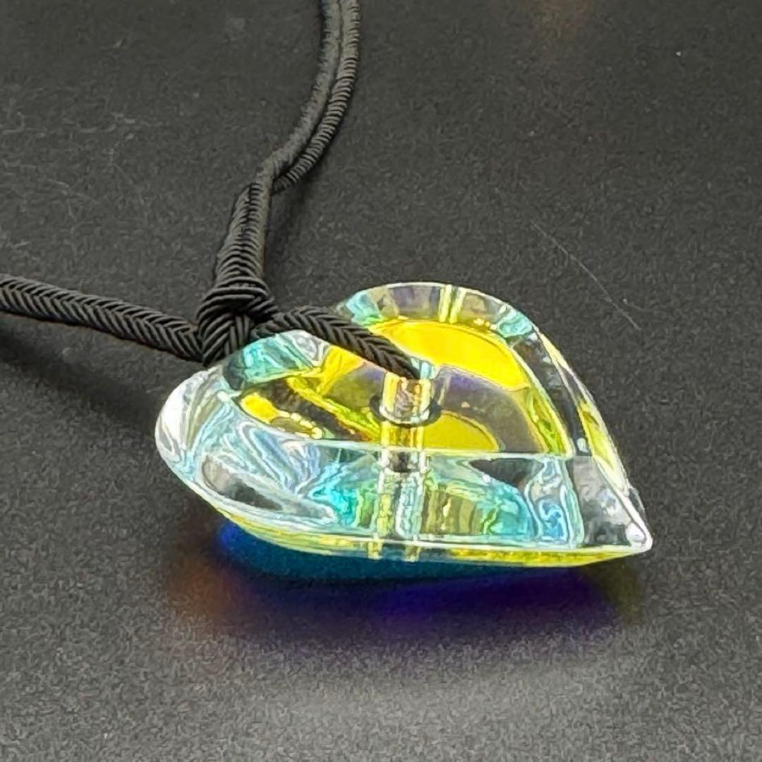 箱付き　Baccarat バカラ　イリゼ　ハート　ネックレス　美品　希少カラー