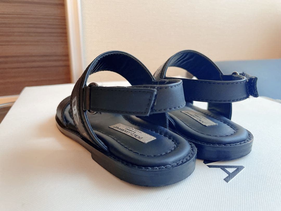 dolce&gabbana ドルガバ　サンダル　ブラック　黒 16 17 18