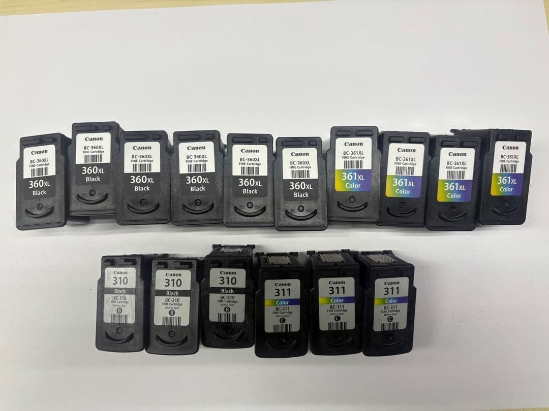 BC360XL BC361XL 他計16個使用済み