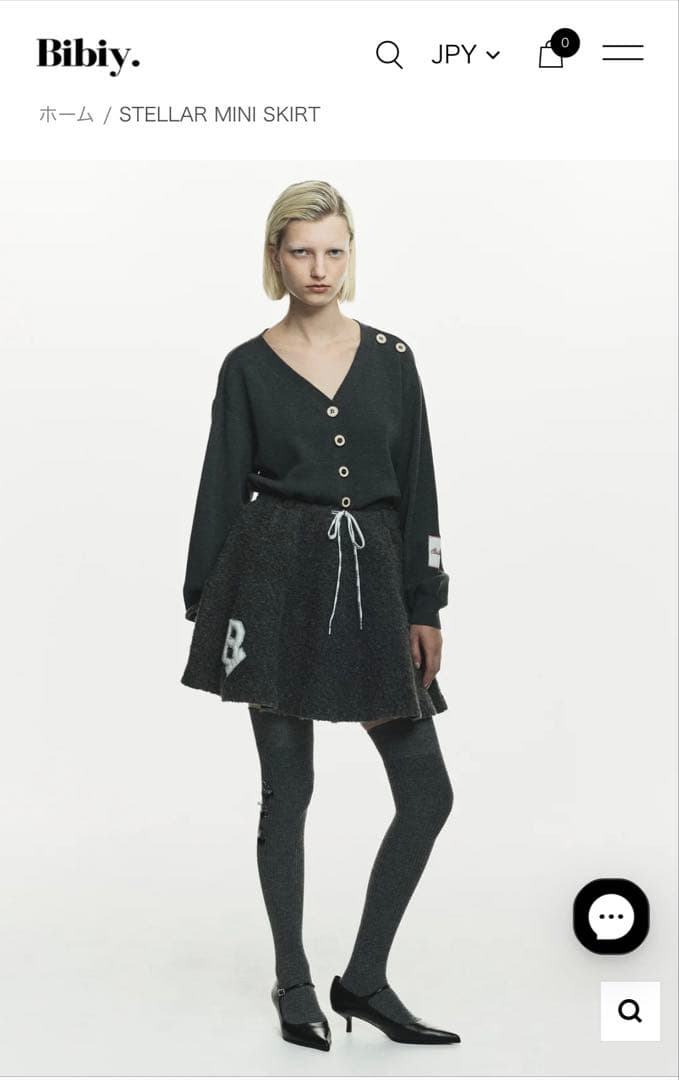 Bibiy STELLAR MINI SKIRT ビビィ　スカート