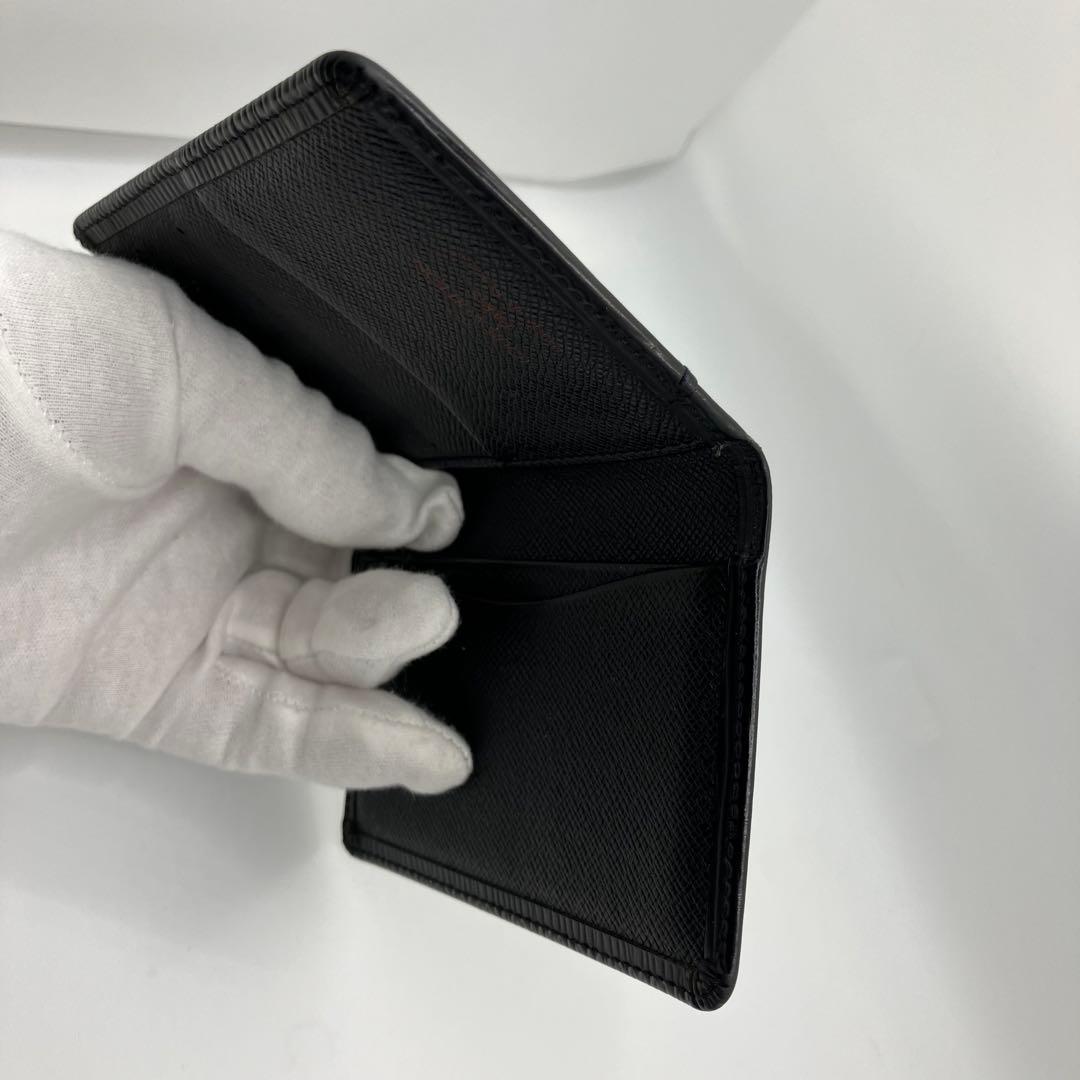 LOUIS VUITTON 名刺入れ ブラック エピレザー