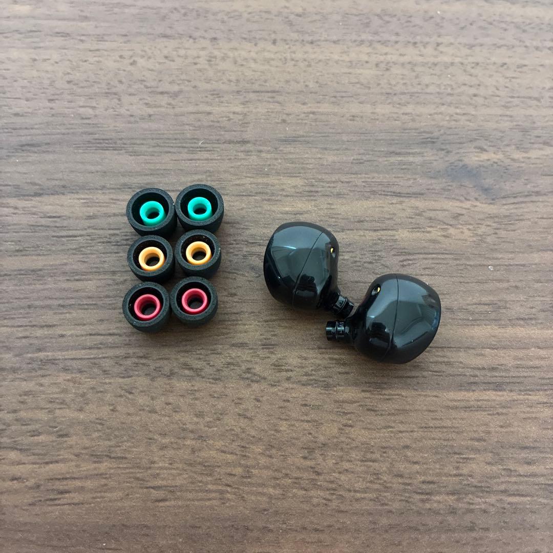 黒 ワイヤレスイヤホン イヤホンピース付き