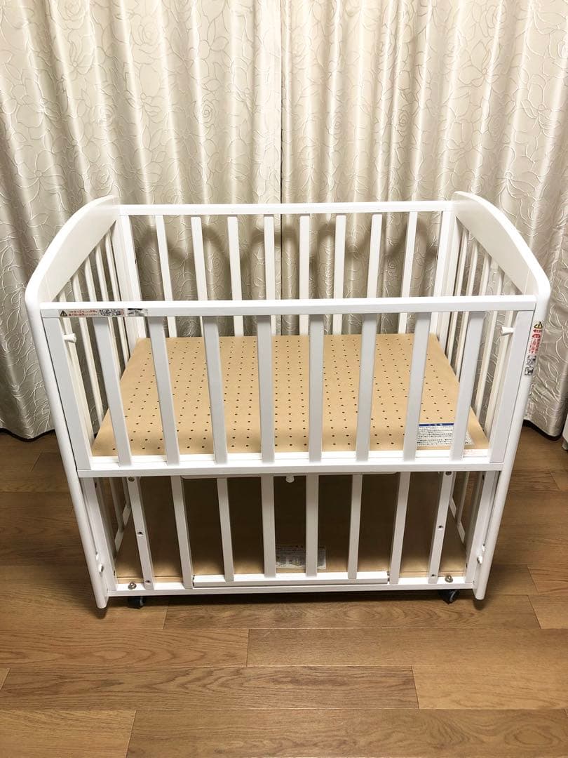 ミニベビーベッド　カトージ　ホワイト　60×90