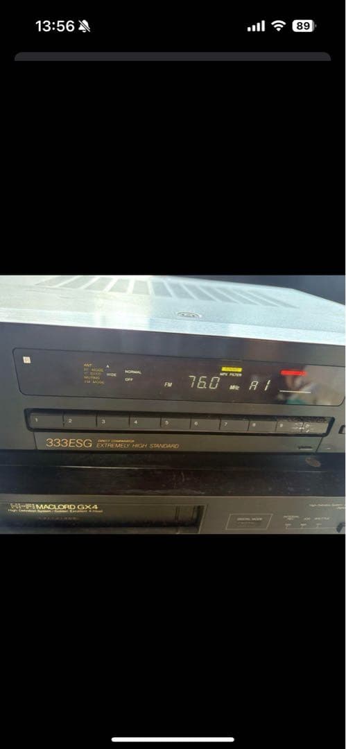 希少 SONY ST-333ESG FM/AMステレオチューナー