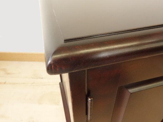 北海道民芸家具　ＴＶ台　テレビ台　サイドテーブル　再塗装済　ＵＳＥＤ