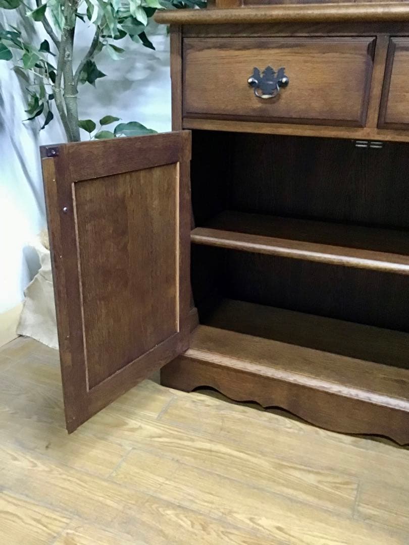 higashikurumemom☆管349☆北海道えぞ民芸家具☆ビュッフェ