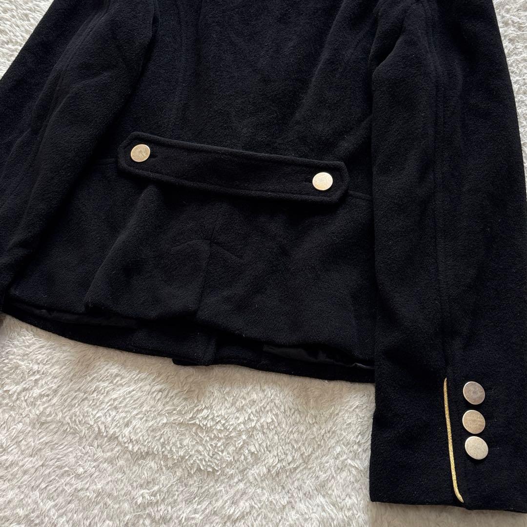 アニエスベー　カシミヤ混ナポレオンジャケット　2020AW コート　ブラック