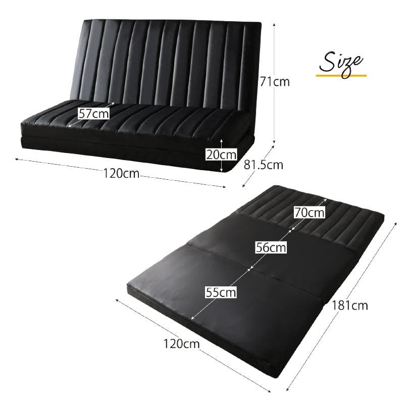 限定入荷！！3WAYで使えるソファ【ソファ　カウチ　ベッド】【ホワイト】