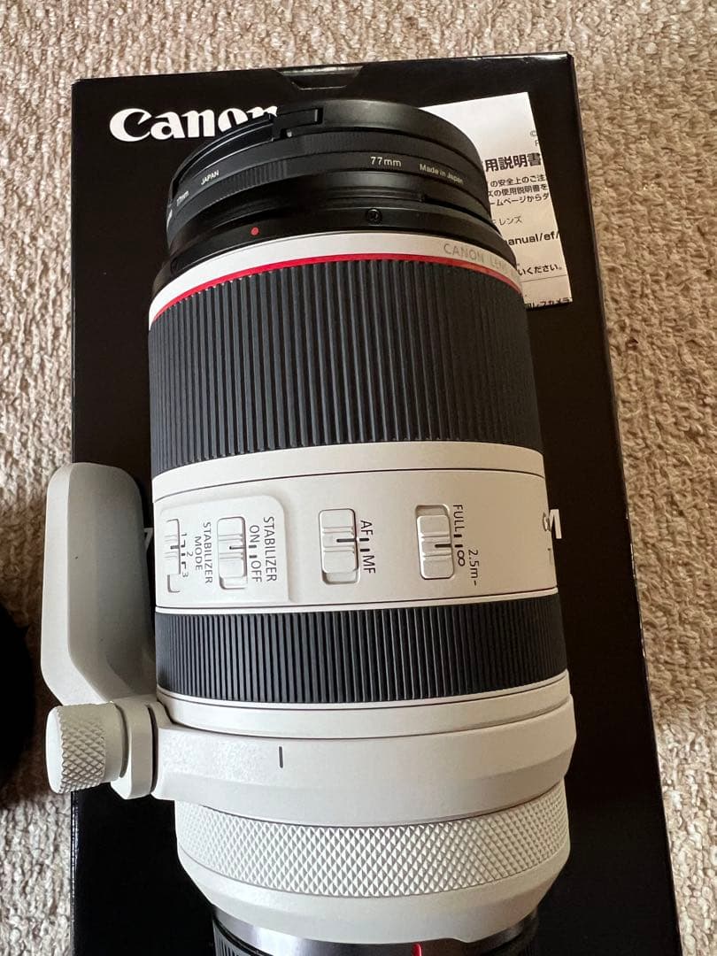 ✴︎くんよつCanon RF 70-200mm f2.8L 保証書なし