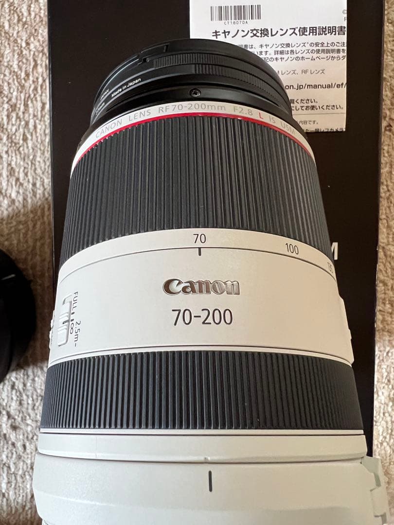 ✴︎くんよつCanon RF 70-200mm f2.8L 保証書なし