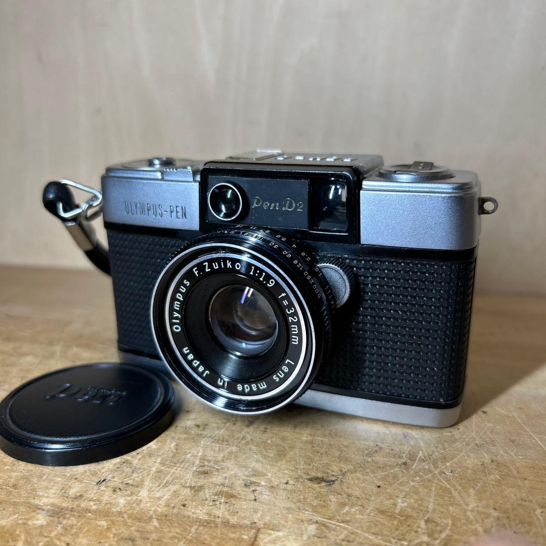 Olympus-Pen Pen D2 露出計作動　完動極美品