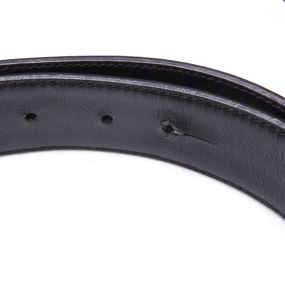 GUCCI グッチ ベルト インターロッキングG レザー サイズ：75/30