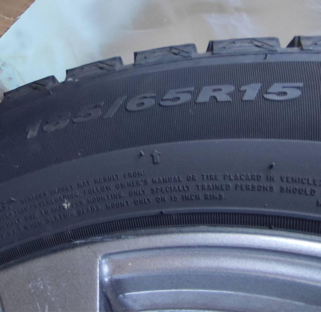 WINGUARD ice 2 スタッドレス タイヤ ホイール 185/65R15