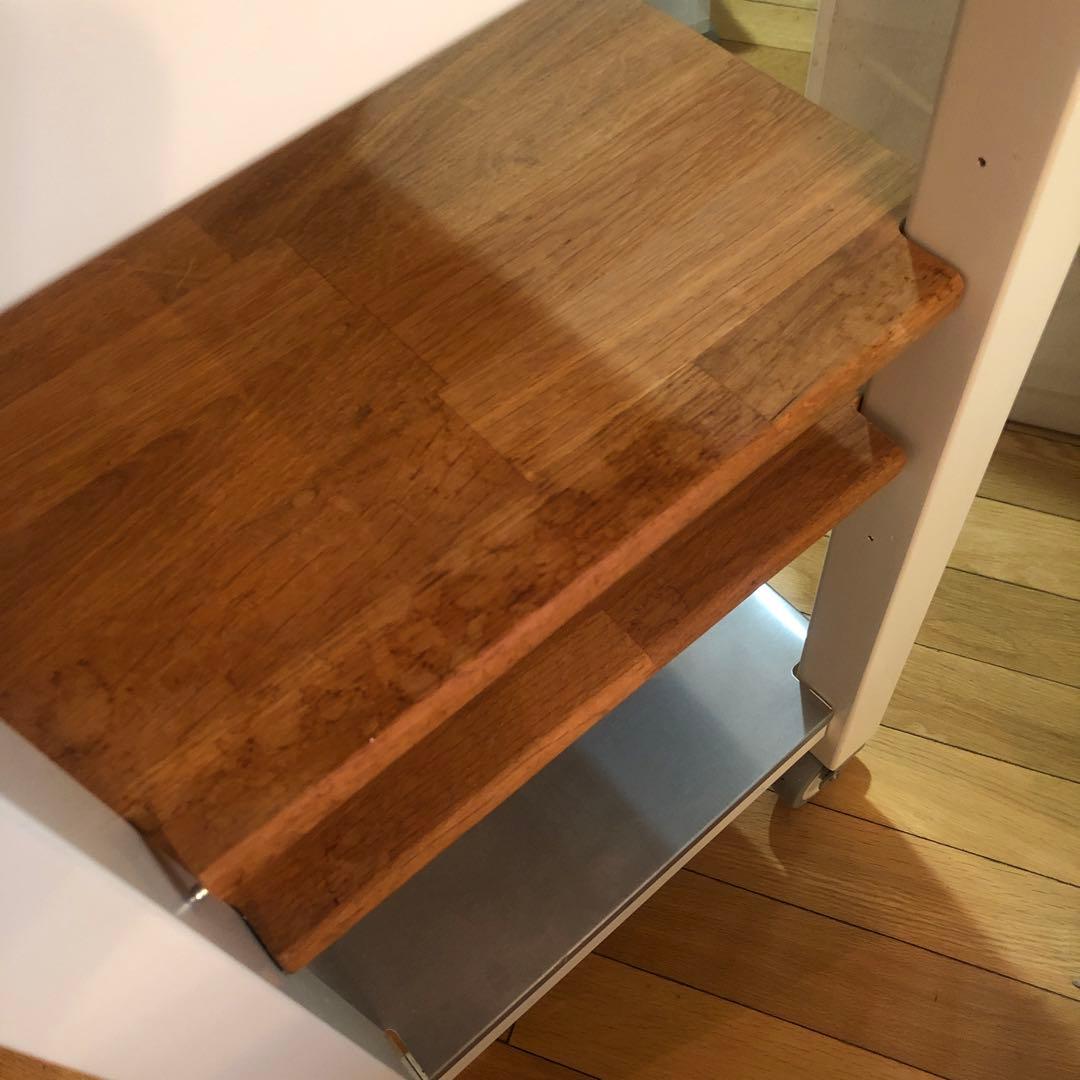 【廃番　たのメル便5,000円込】　IKEA Stenstorp キッチンワゴン