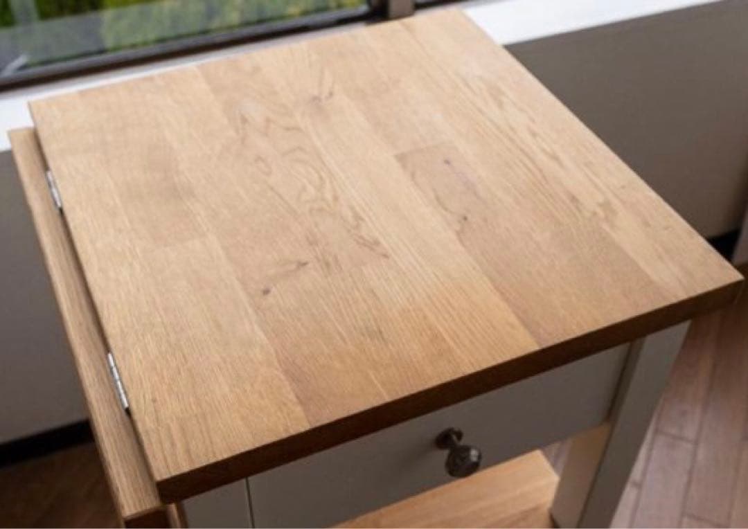 【廃番　たのメル便5,000円込】　IKEA Stenstorp キッチンワゴン