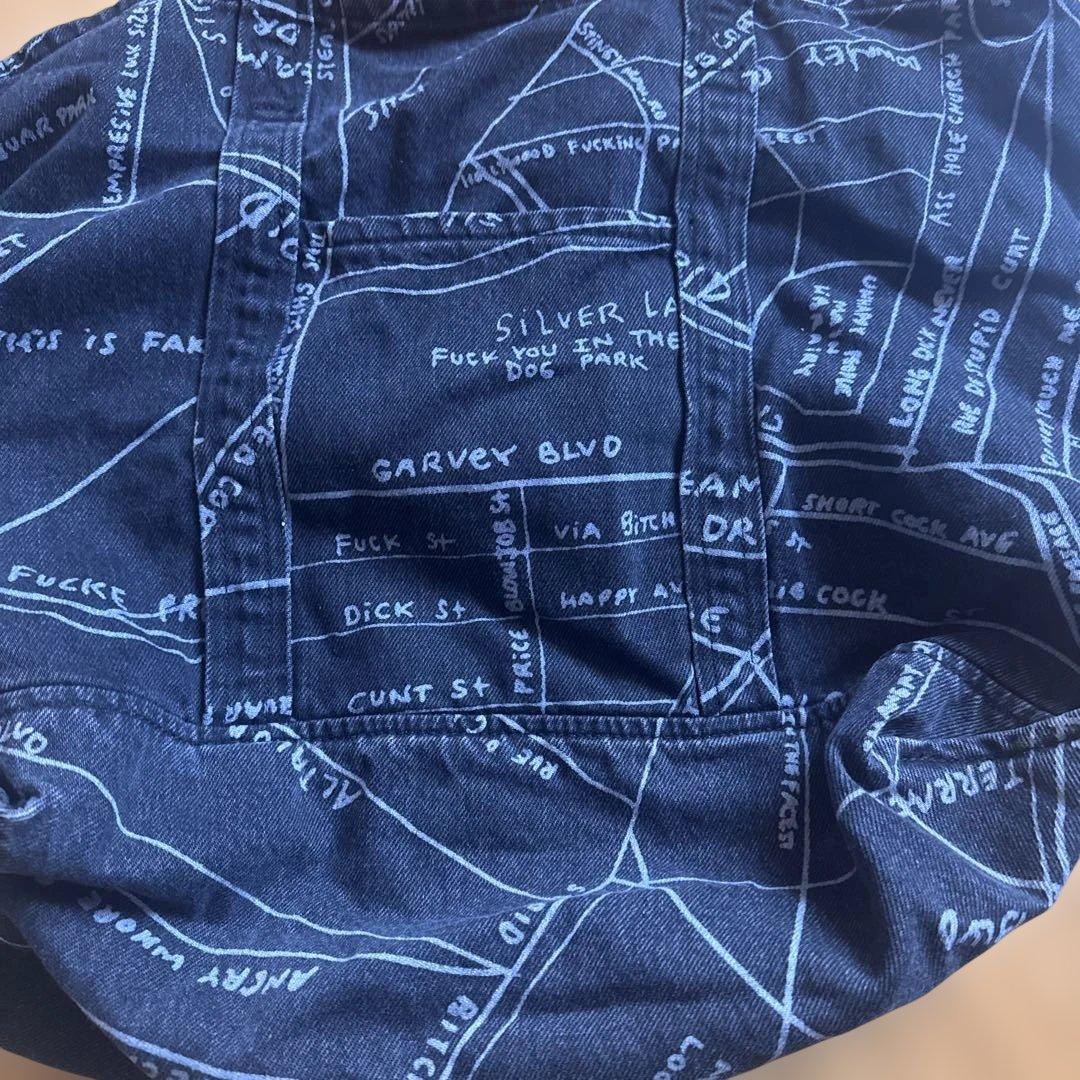 【宗】Supreme Gonz Map Denim Tote