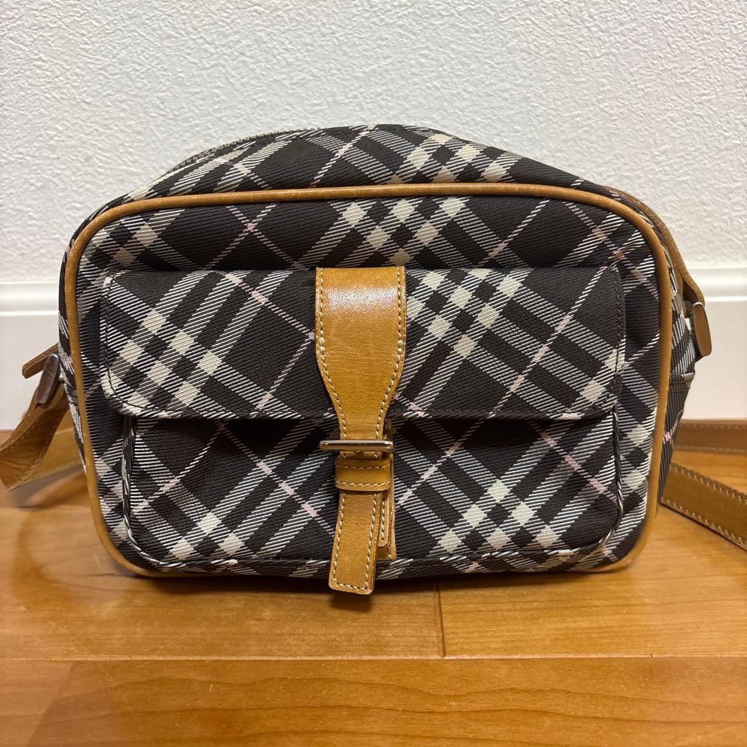 BURBERRY BLUE LABEL チェック柄ショルダーバッグ