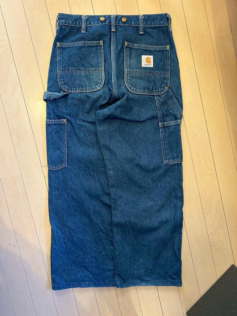 Carhartt ダブルニー 青