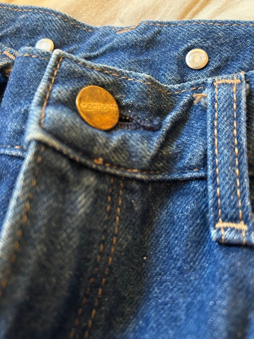 Carhartt ダブルニー 青