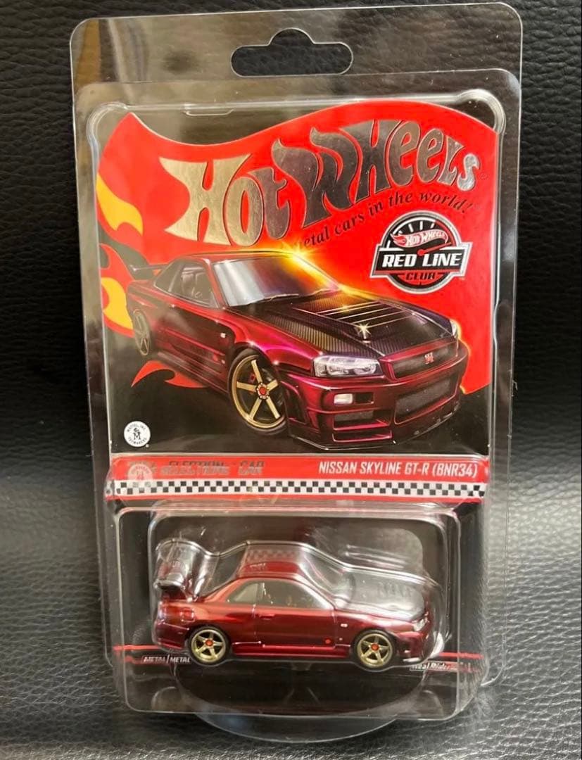 ホットウィール　RLC Nissan Skyline GT-R (BNR34)