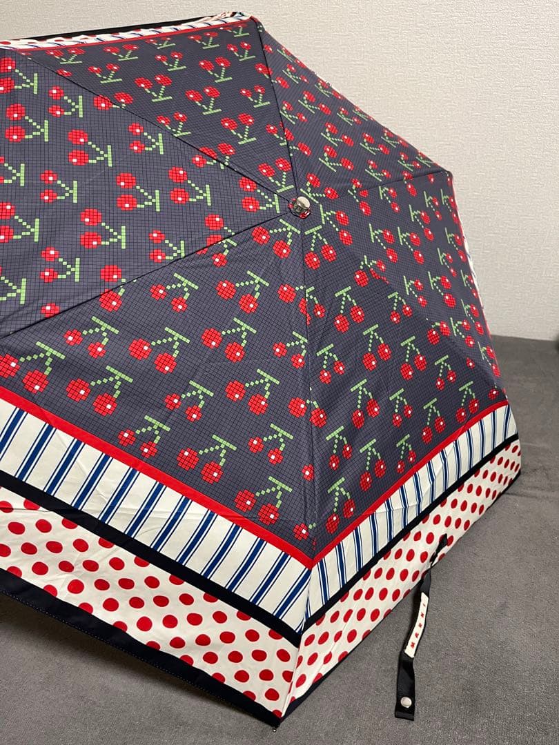 マルニ　折りたたみ傘　チェリー