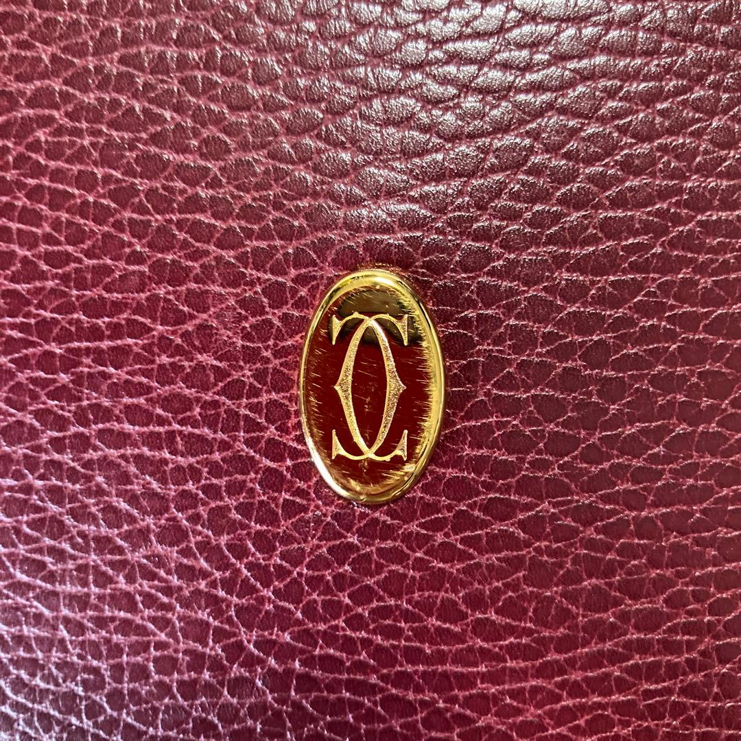 カルティエ　保証カード付き　書類バッグ　ビンテージ品