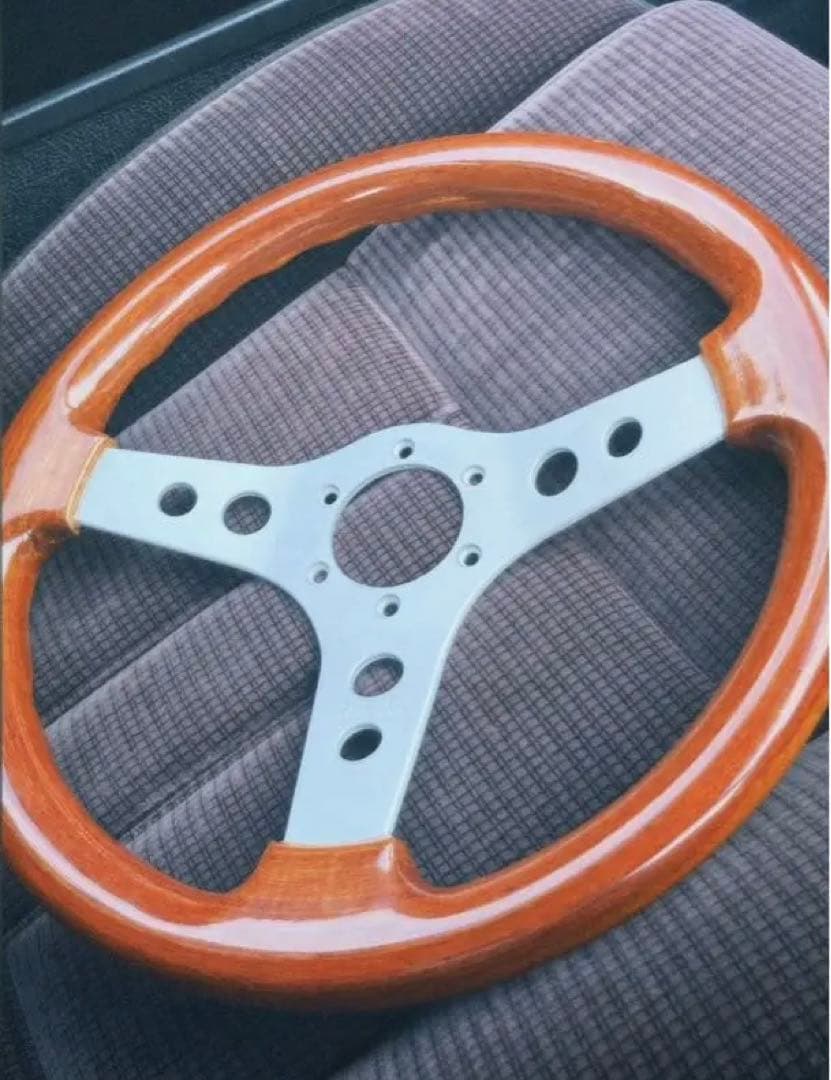 OBA ステアリング 当時物 旧車などに！