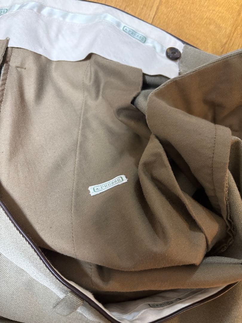 定価5.5万A.PRESSEcovert cloth trousers 3